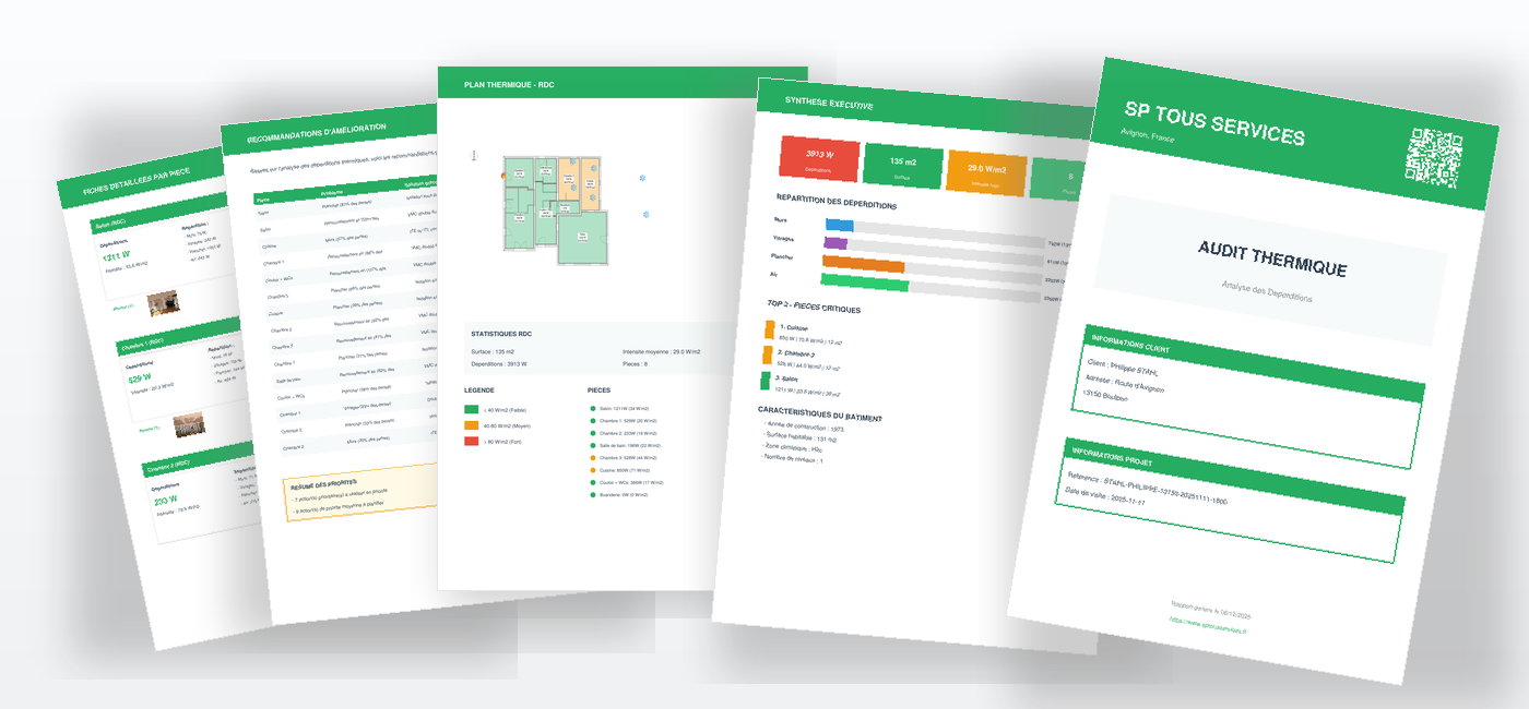 Rapport d'audit thermique